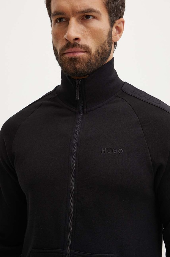 HUGO hanorac lounge din bumbac negru 50520493