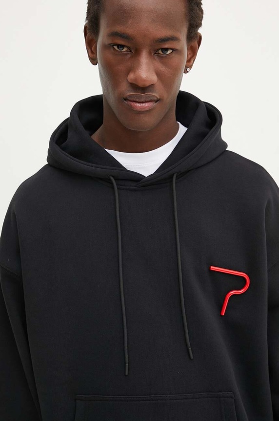 Bavlněná mikina MSGM 3740MM133.247795 černá AW24