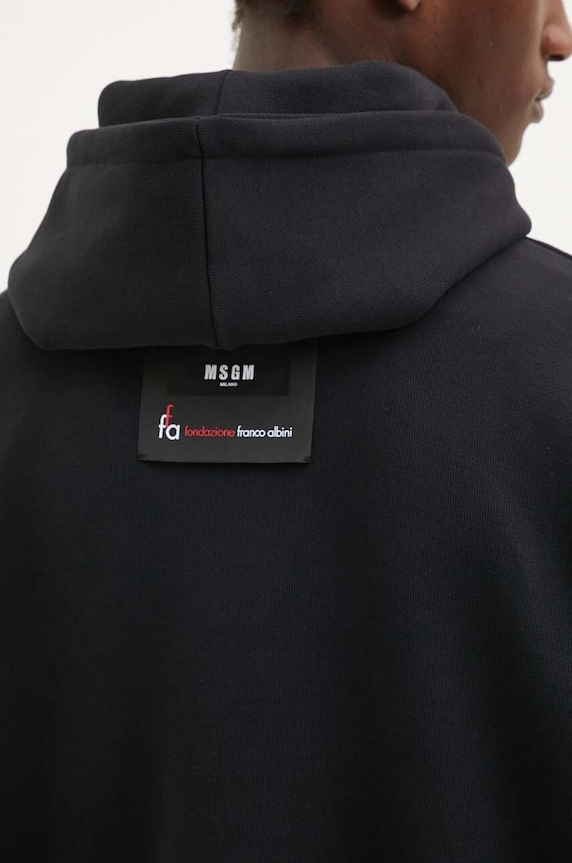 Bavlněná mikina MSGM 3740MM133.247795 černá