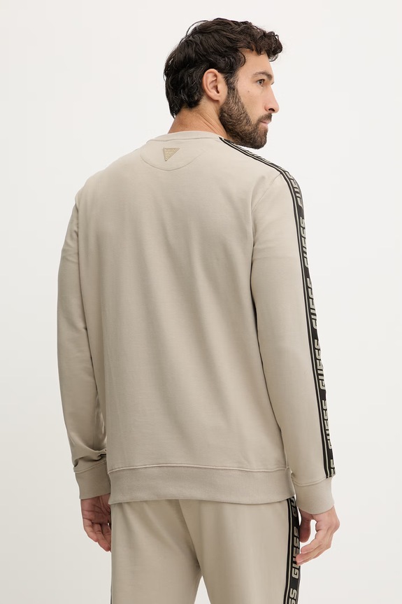 Ρούχα Μπλούζα Guess ARLO Z4GQ24.K6ZS1 μπεζ