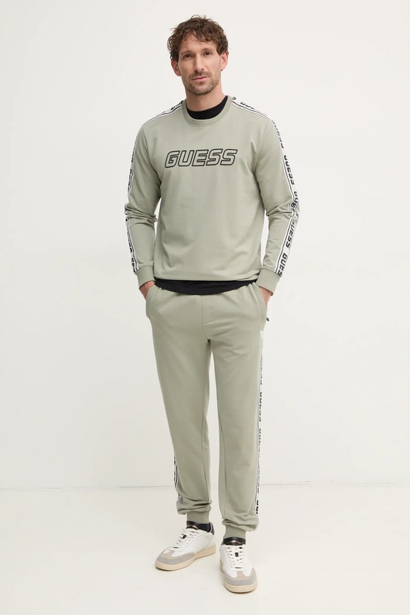 Guess bluza ARLO Z4GQ24.K6ZS1 zielony SS26