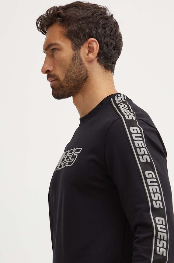 Mikina Guess ARLO čierna Z4GQ24.K6ZS1