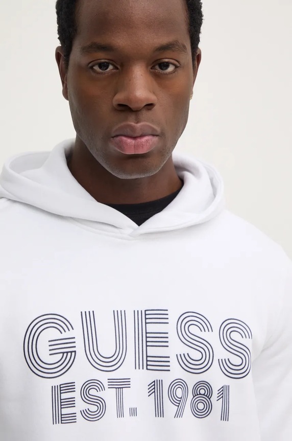 Guess bluza BEAU alb M4YQ36.K9Z21