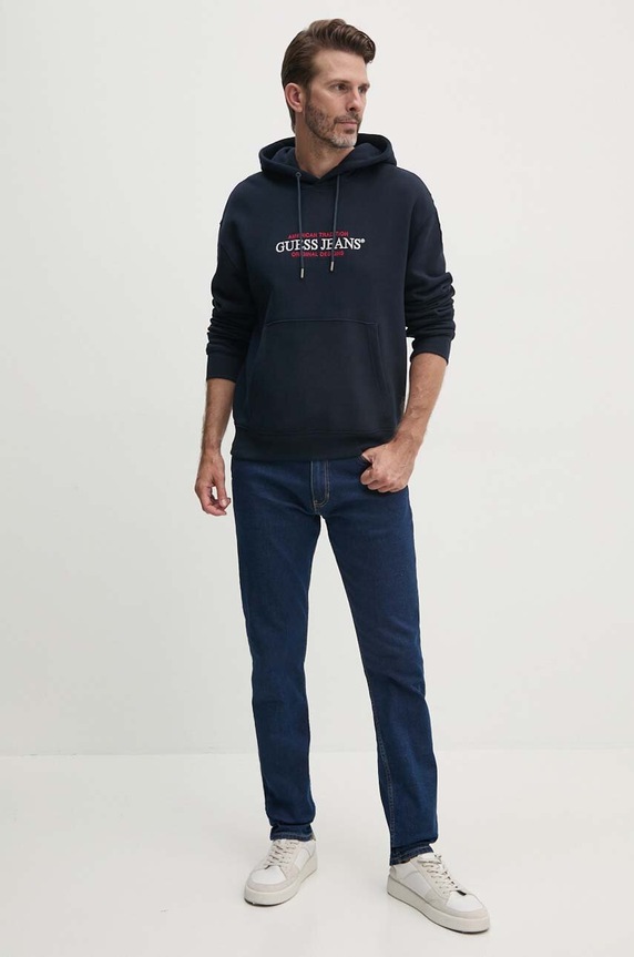 Guess Jeans bluza M4YQ23.K9V31 granatowy SS26