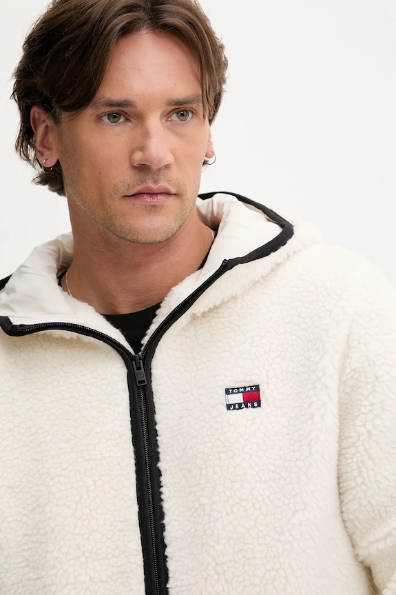 Tommy Jeans bluza polarowa beżowy DM0DM19224