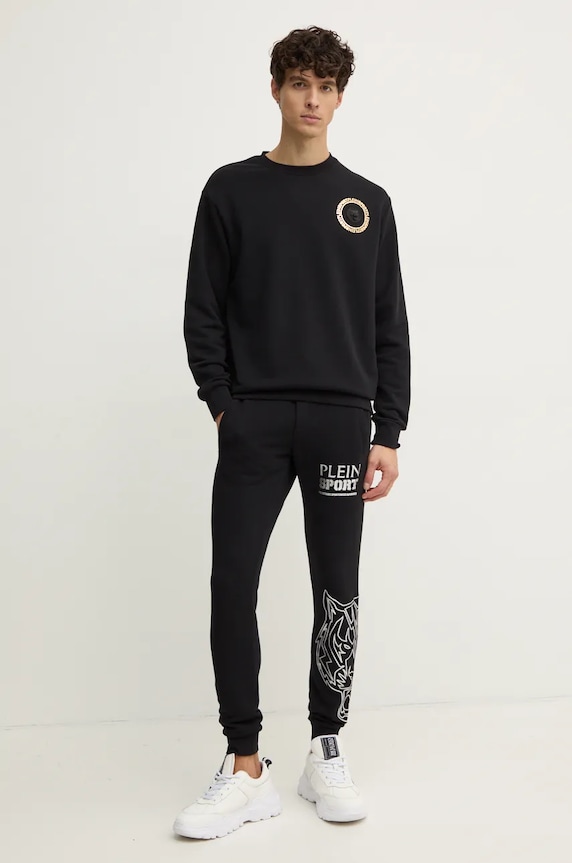Mikina PLEIN SPORT AADC.MJO1324.STE001N černá AW24