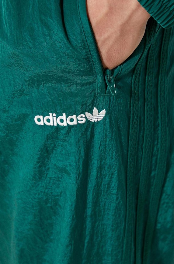 Tepláky adidas Originals 80s Nylon Archive 3-Stripes Track Top JC6519 zelená