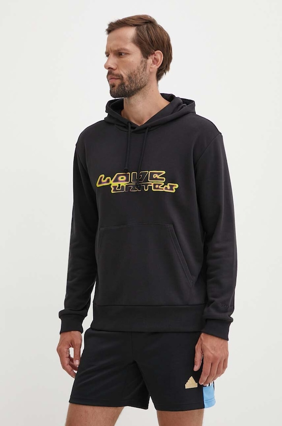 Mikina adidas Pride, x Pabllo Vittar s kapucňou čierna IX3095
