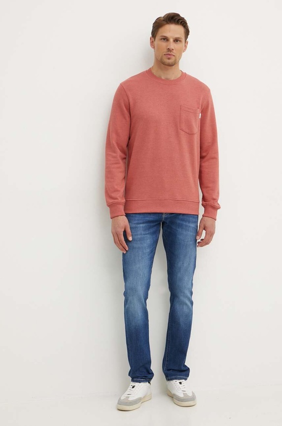 Mikina Pepe Jeans MANS CREW PM582696 ružová AW24