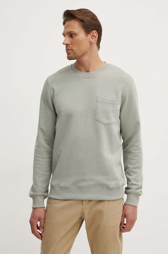 Μπλούζα Pepe Jeans MANS CREW χωρίς κουκούλα πράσινο PM582696