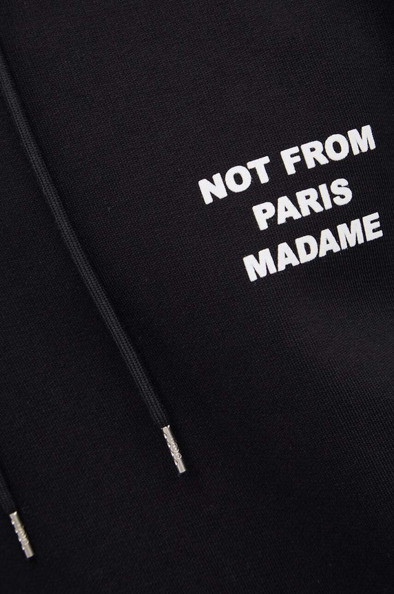 Bavlnená mikina Drôle de Monsieur Le Hoodie Slogan PERM.HO162.CO127.BL