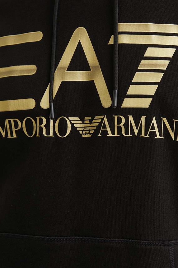 EA7 Emporio Armani pamut melegítőfelső PJSHZ.6DPM16.1200 fekete