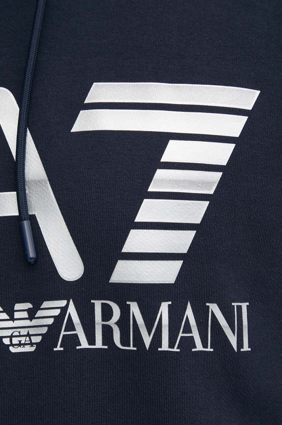 EA7 Emporio Armani felpa in cotone PJSHZ.6DPM16.1562 blu navy