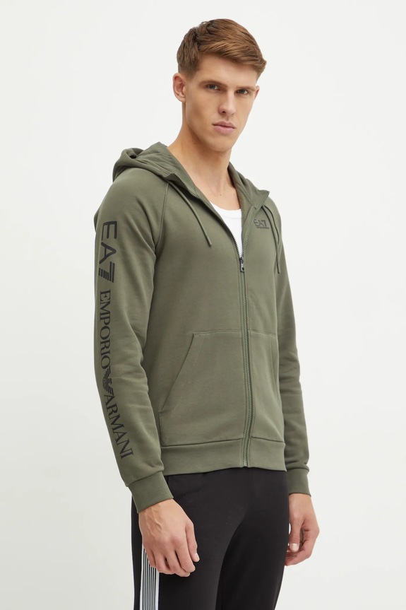 EA7 Emporio Armani felpa con verde PJ07Z.8NPM22.1846