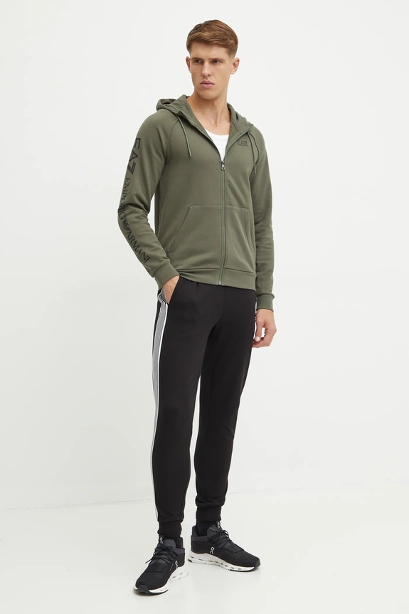 EA7 Emporio Armani felpa PJ07Z.8NPM22.1846 verde AW24