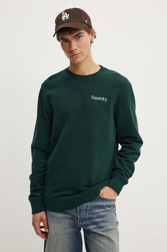 Superdry hanorac de bumbac print verde M2013738A.27E
