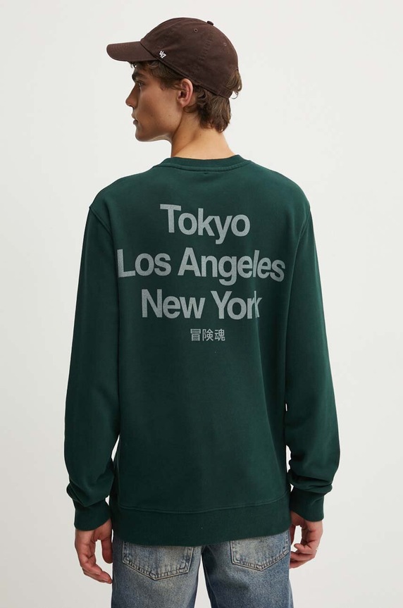 Îmbrăcăminte Superdry hanorac de bumbac M2013738A.27E verde