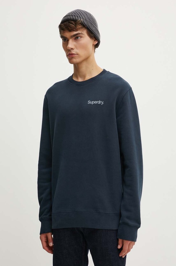 Îmbrăcăminte Superdry hanorac de bumbac M2013738A.BQF albastru
