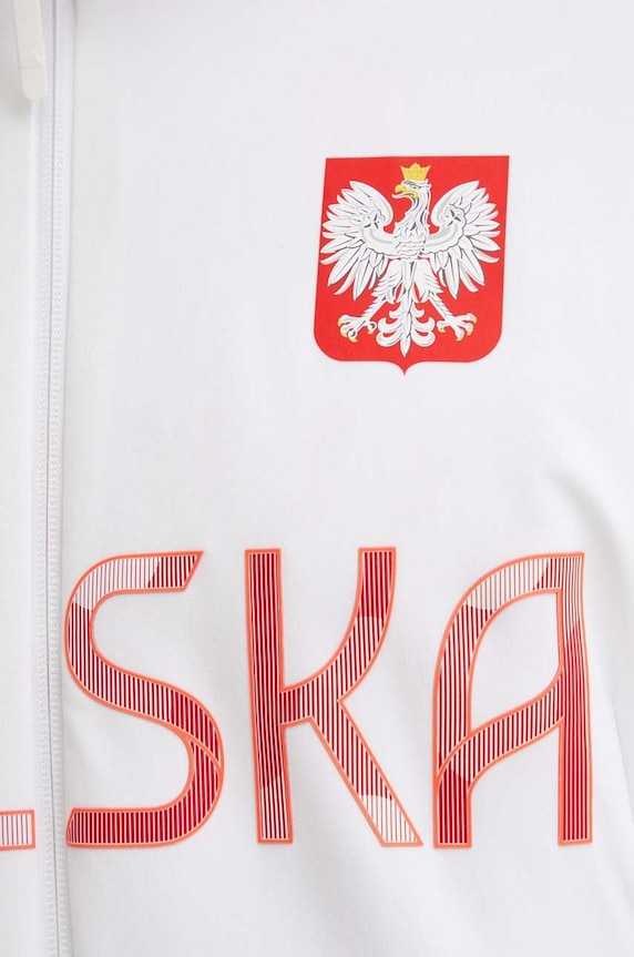 adidas Performance rövid kabát Polska JF6676 fehér