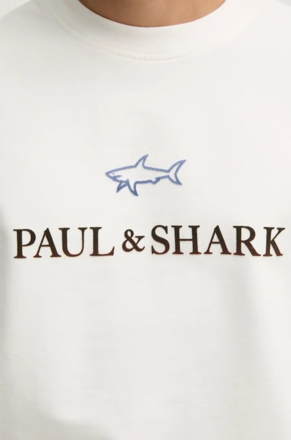 Суичър Paul&Shark 14311817 бял