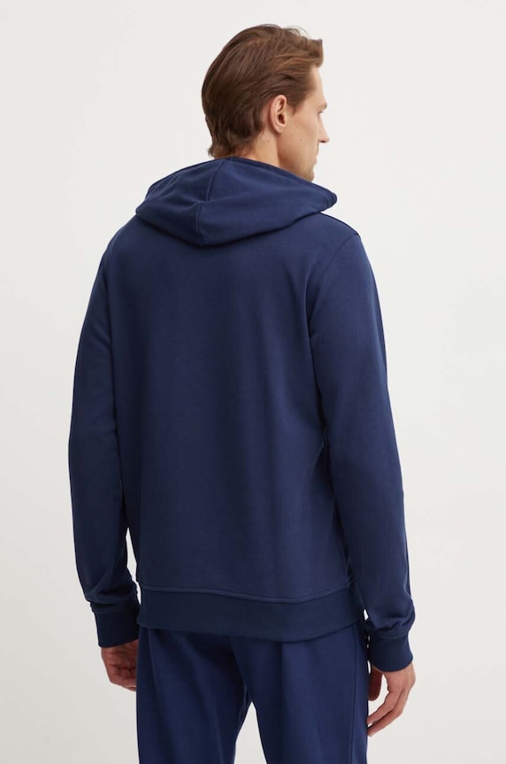 Odjeća Pamučna dukserica adidas Originals IX7668 mornarsko plava