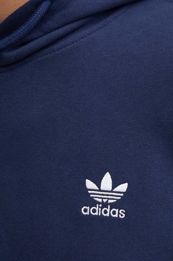 Pamučna dukserica adidas Originals IX7668 mornarsko plava