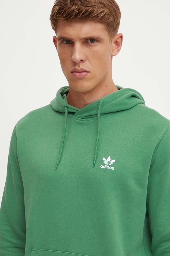 Βαμβακερή μπλούζα adidas Originals πράσινο IX7671