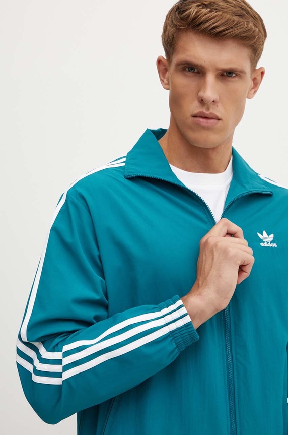 adidas Originals kurtka turkusowy IZ2415