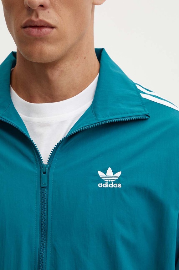 adidas Originals kurtka IZ2415 turkusowy