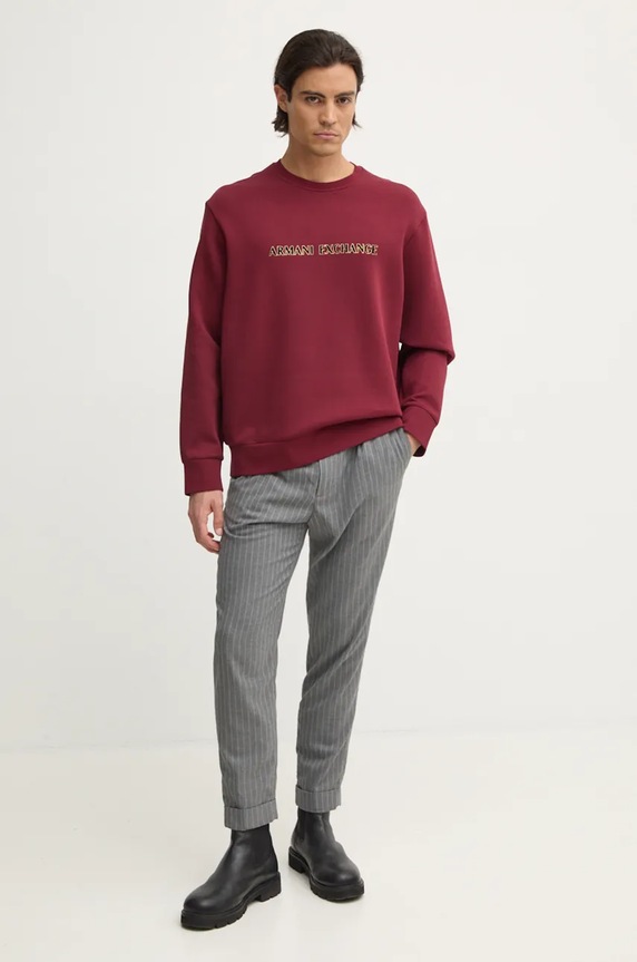 Mikina Armani Exchange XM000082.AF10818 burgundské NC24