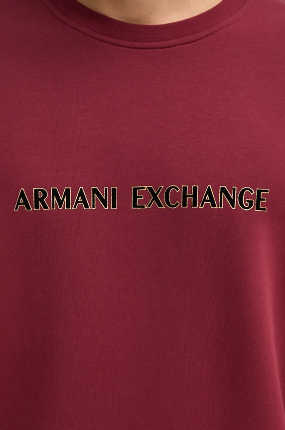 Mikina Armani Exchange XM000082.AF10818 burgundské