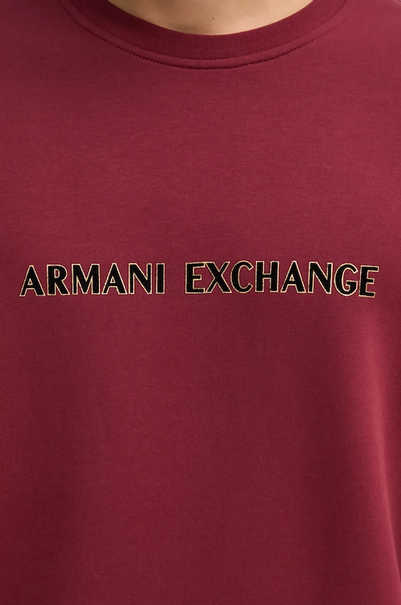 Mikina Armani Exchange XM000082.AF10818 burgundské