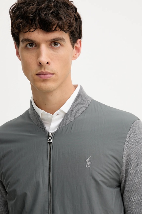 Polo Ralph Lauren pulóver gyapjú keverékből szürke 710951113