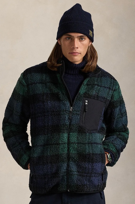 Mikina Polo Ralph Lauren bez kapuce vícebarevná 710952222