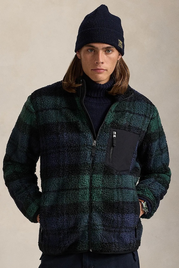 Mikina Polo Ralph Lauren bez kapuce vícebarevná 710952222