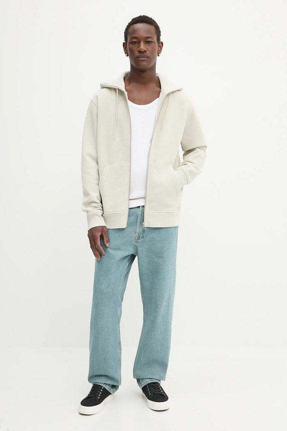 Dukserica Samsoe Samsoe SAPIGMENT M24300037 bež AW25