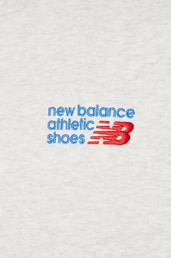 New Balance cotton sweatshirt Athletics Premium Logo Crew MT41547AHH