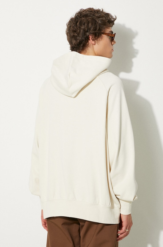 Clothing Vans cotton sweatshirt Premium Classics LX Hoodie Fleece VN000GZ189F1 beige