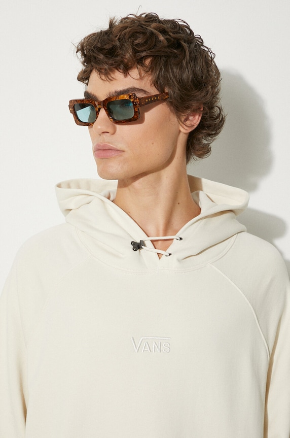 Vans cotton sweatshirt Premium Classics LX Hoodie Fleece VN000GZ189F1 beige