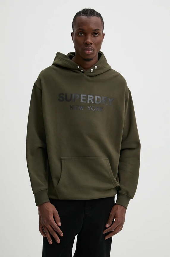 Superdry bluza z kapturem zielony M2013726A.ZC3
