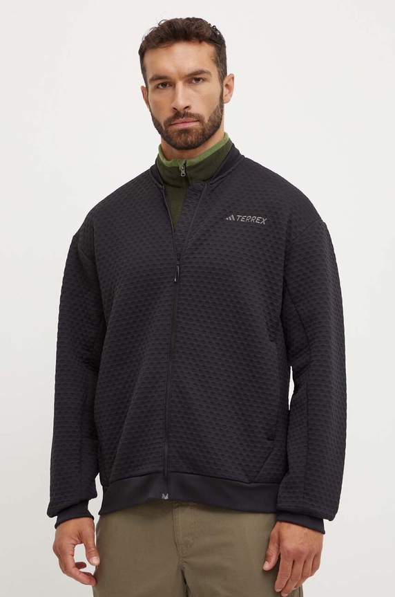 Sportovní mikina adidas TERREX Xploric bez kapuce černá JD6645