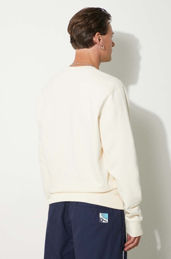 Дрехи Памучен суичър Filling Pieces Gowtu 74533929936 бежов
