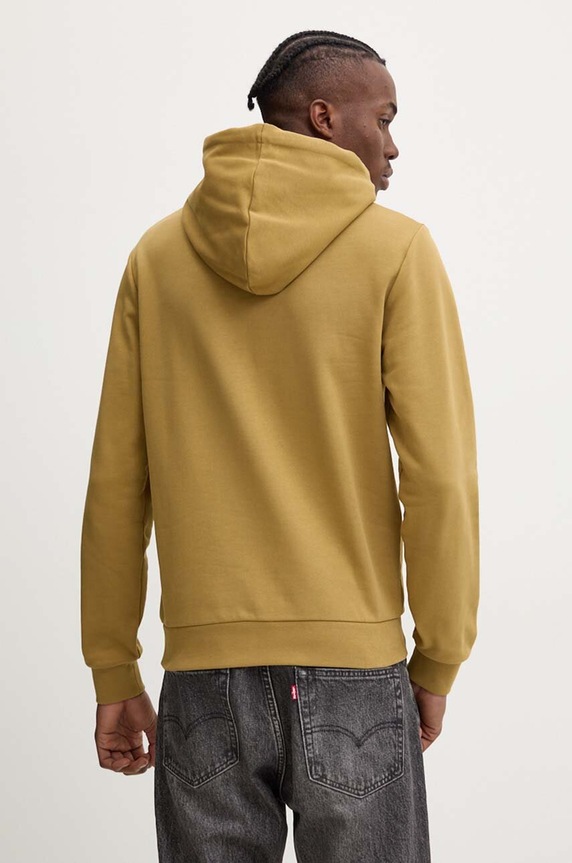 Oblečenie Bavlnená mikina A.P.C. hoodie standard grand vpc GOTS COHBN.M27908 žltá