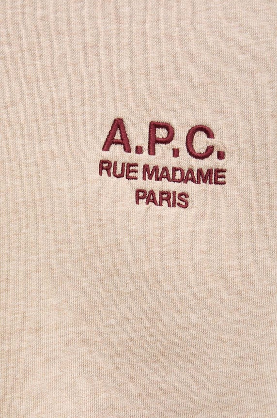 A.P.C. bluza standard rue madame GOTS COHBV.M27913 bej