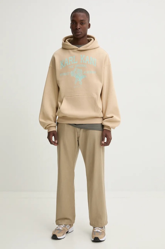 Karl Kani bluza 60210104 beżowy AW24