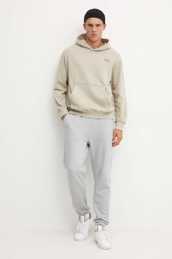 Bavlnená mikina The North Face Natural Dye Hoodie NF0A89CV9OX1 béžová AW24