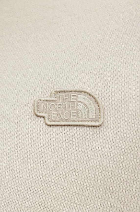 Bavlnená mikina The North Face Natural Dye Hoodie NF0A89CV9OX1 béžová