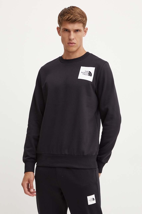 The North Face bluza Fine Crew pozostałe czarny NF0A89EVJK31