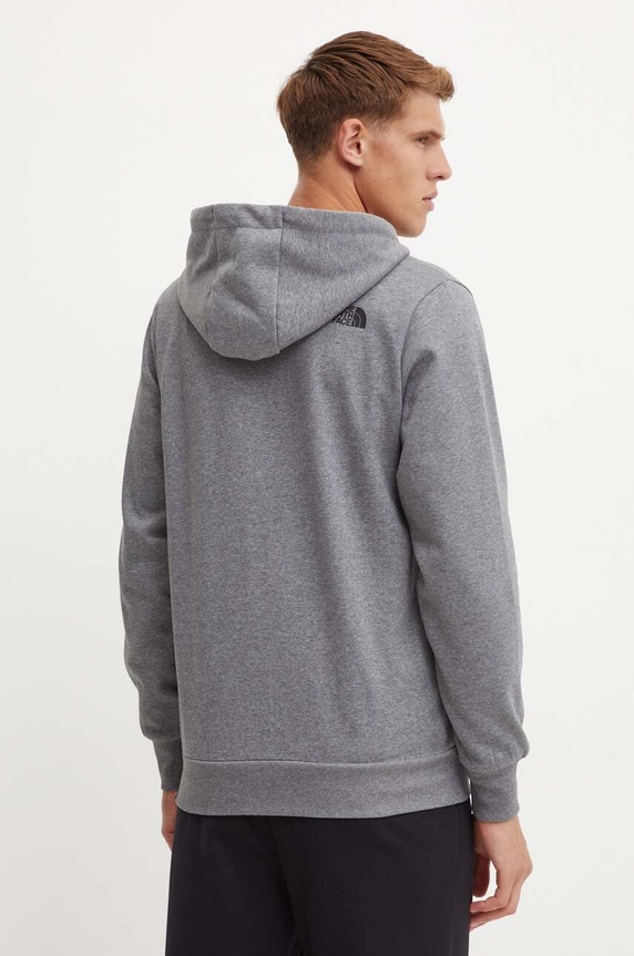 Oblečení Mikina The North Face Simple Dome Full Zip Hoodie NF0A89FDDYY1 šedá