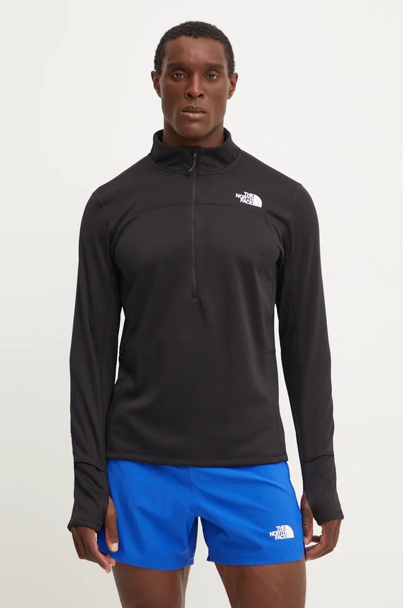 Sportovní mikina The North Face Winter Warm Pro bez kapuce černá NF0A88YBJK31